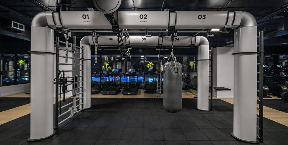 technogym equipment at the Forth at Navigation fitness center