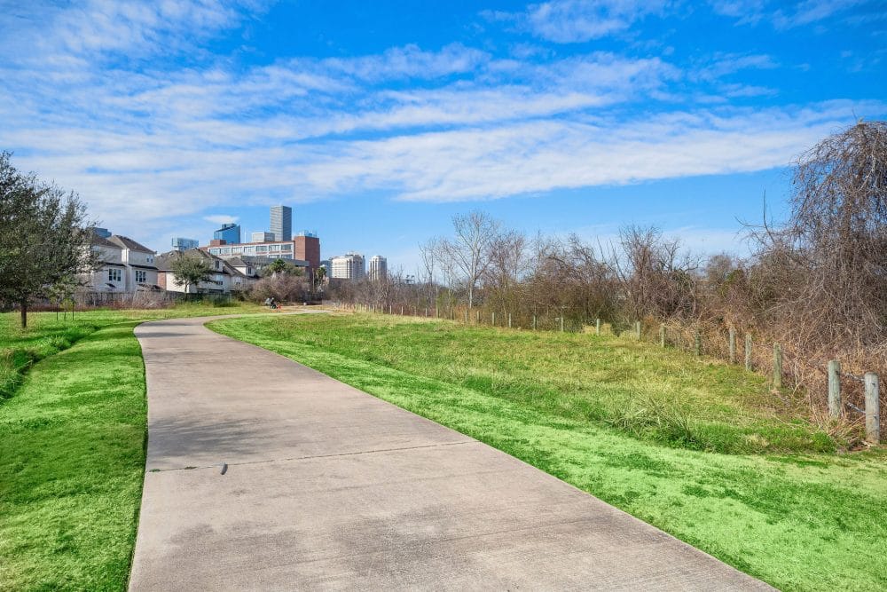 walking path in Houston, TX