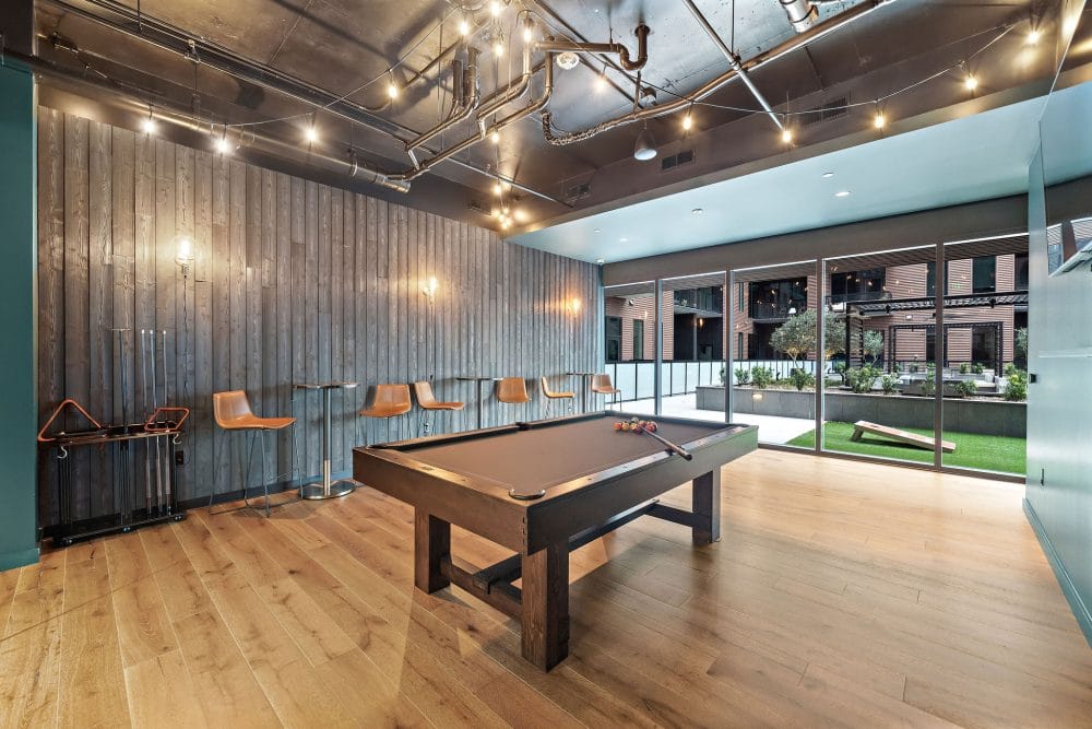 pool table in the Forth at Navigation game room